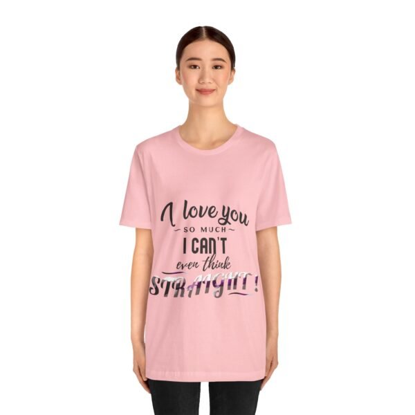 Demisexual Flag T-shirt Valentines Day Unisex Size - I can't Even Think Straight - Image 27