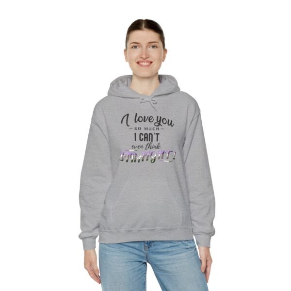 Genderqueer Flag Hoodie Valentine's Day Unisex Size - I Can't Even Think Straight - Image 19