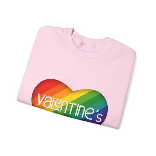 LGBT Flag Heavy Blend Crewneck Sweatshirt Valentines Day Unisex Size - Valentine's Gay - Image 15