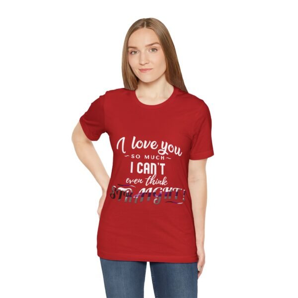 Demisexual Flag T-shirt Valentines Day Unisex Size - I can't Even Think Straight - Image 37