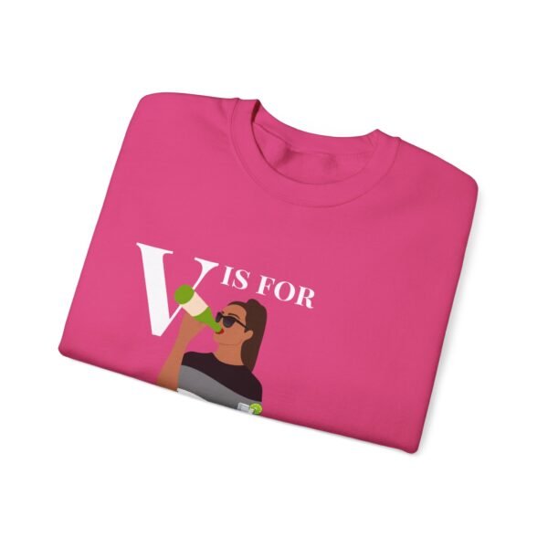 Asexual Flag Heavy Blend Crewneck Sweatshirt Valentines Day Unisex Size - V Is For Valentine - Image 19