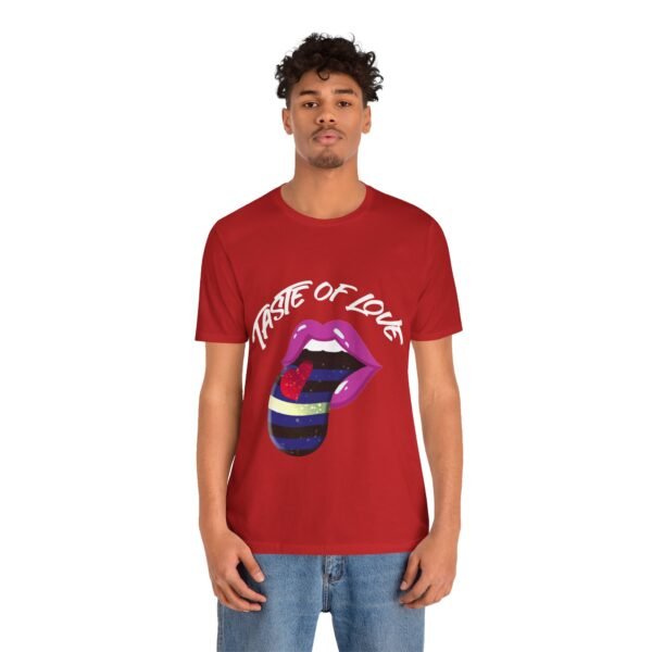 Leather Flag T-shirt Valentines Day Unisex Size - Taste Of Love - Image 36