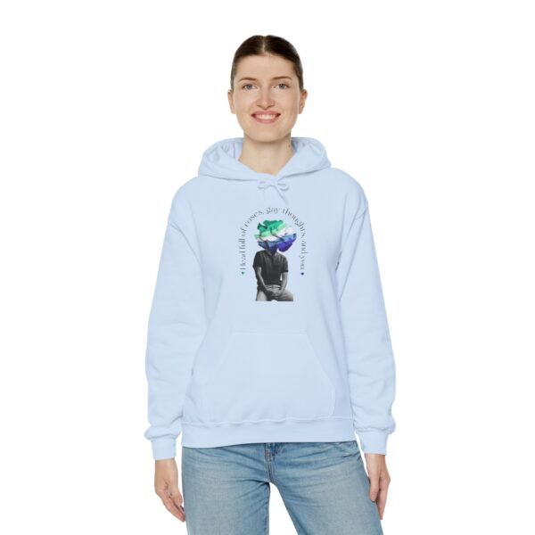 Gay Flag Hoodie Valentine's Day Unisex Size - Head Full Of Roses - Image 19