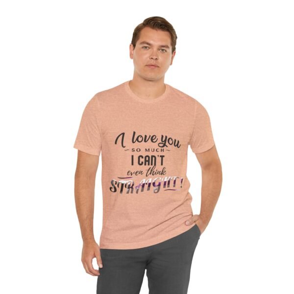 Demisexual Flag T-shirt Valentines Day Unisex Size - I can't Even Think Straight - Image 14