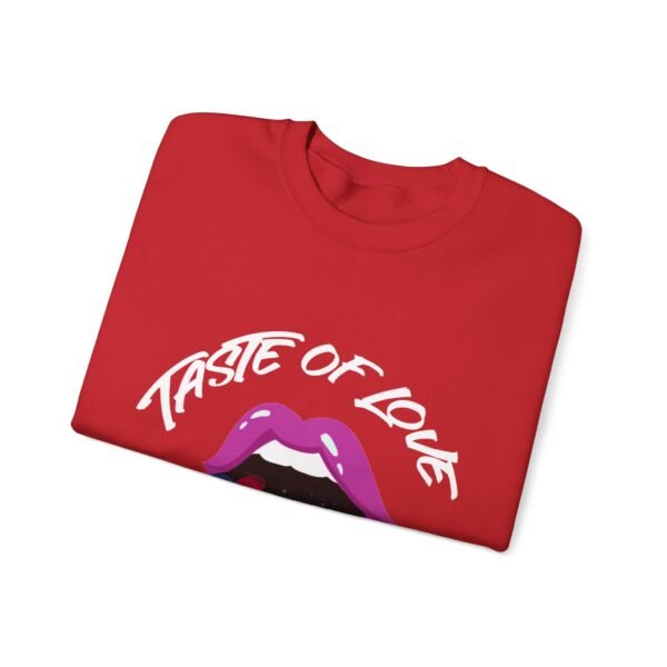 Leather Flag Heavy Blend Crewneck Sweatshirt Valentines Day Unisex Size - Taste Of Love - Image 15