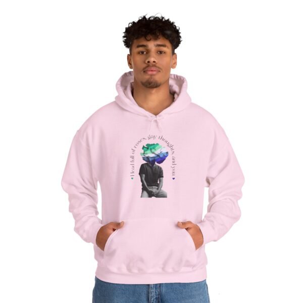 Gay Flag Hoodie Valentine's Day Unisex Size - Head Full Of Roses - Image 25
