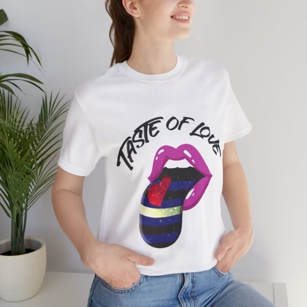Leather Flag T-shirt Valentines Day Unisex Size - Taste Of Love - Image 7