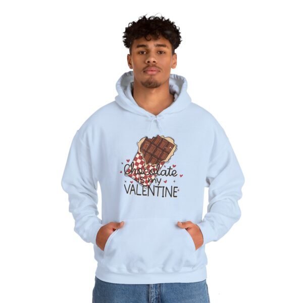 Hoodie Valentine's Day Unisex Size - Chocolate Is My Valentine - Image 25