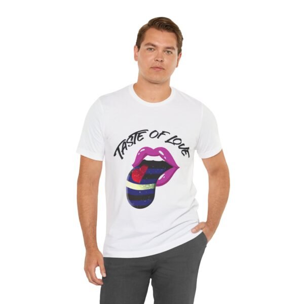Leather Flag T-shirt Valentines Day Unisex Size - Taste Of Love - Image 6