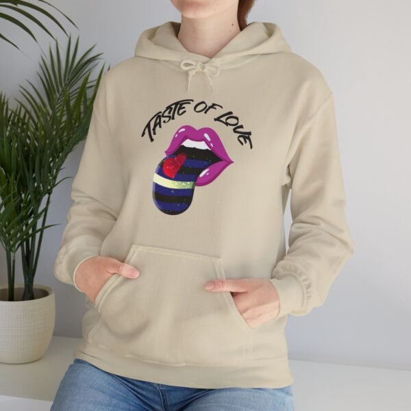 Leather Flag Hoodie Valentine's Day Unisex Size - Taste Of Love - Image 14