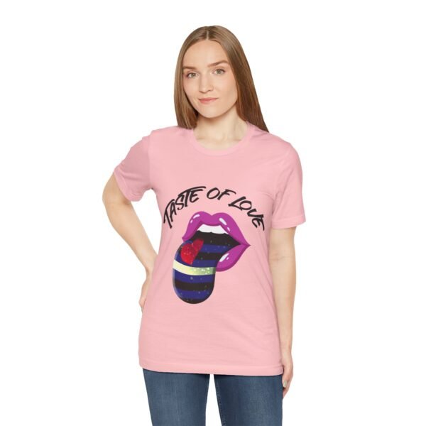 Leather Flag T-shirt Valentines Day Unisex Size - Taste Of Love - Image 29