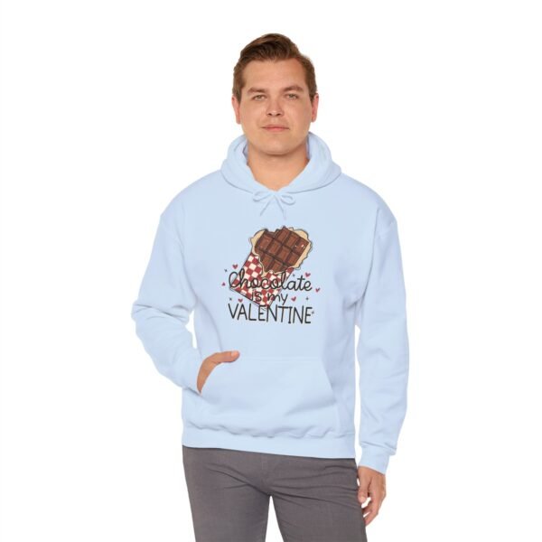 Hoodie Valentine's Day Unisex Size - Chocolate Is My Valentine - Image 27