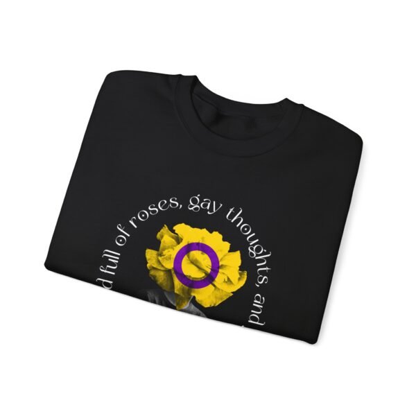 Intersexual Flag Heavy Blend Crewneck Sweatshirt Valentines Day Unisex Size - Head Full Of Roses - Image 7