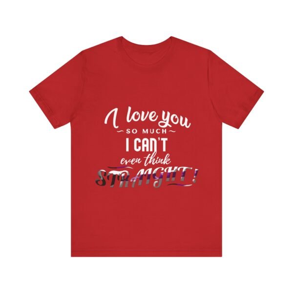 Demisexual Flag T-shirt Valentines Day Unisex Size - I can't Even Think Straight - Image 33