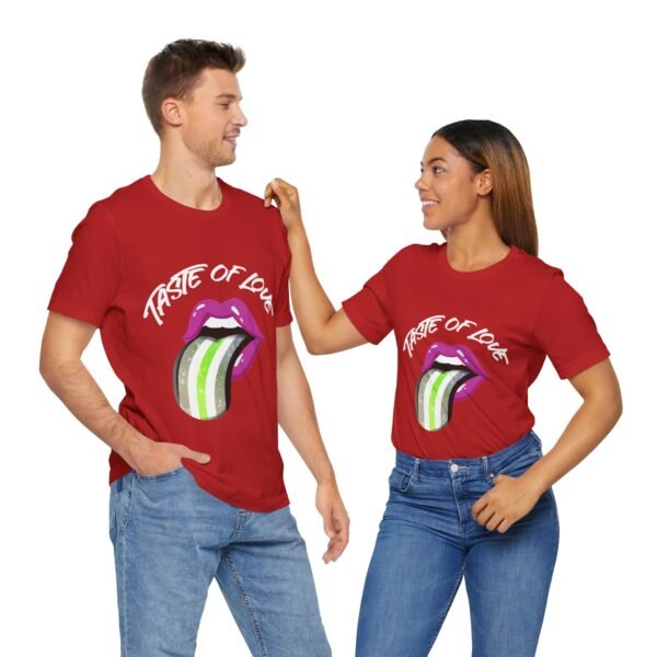 Agender Flag T-shirt Valentines Day Unisex Size - Taste Of Love - Image 40