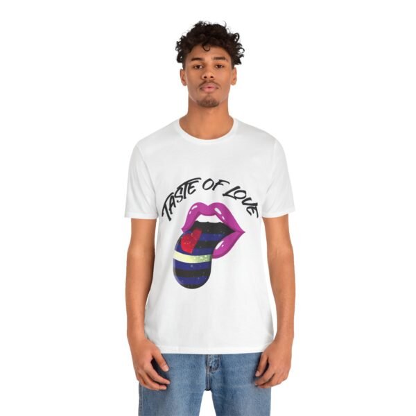 Leather Flag T-shirt Valentines Day Unisex Size - Taste Of Love - Image 4