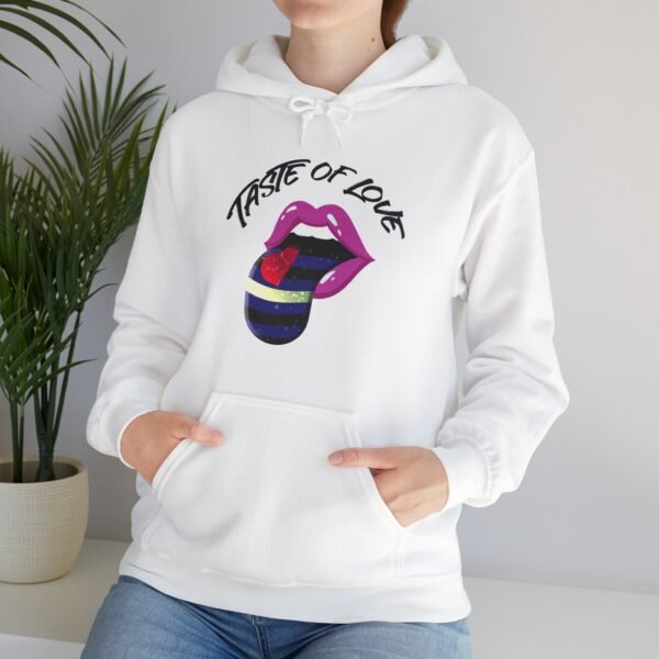 Leather Flag Hoodie Valentine's Day Unisex Size - Taste Of Love - Image 7