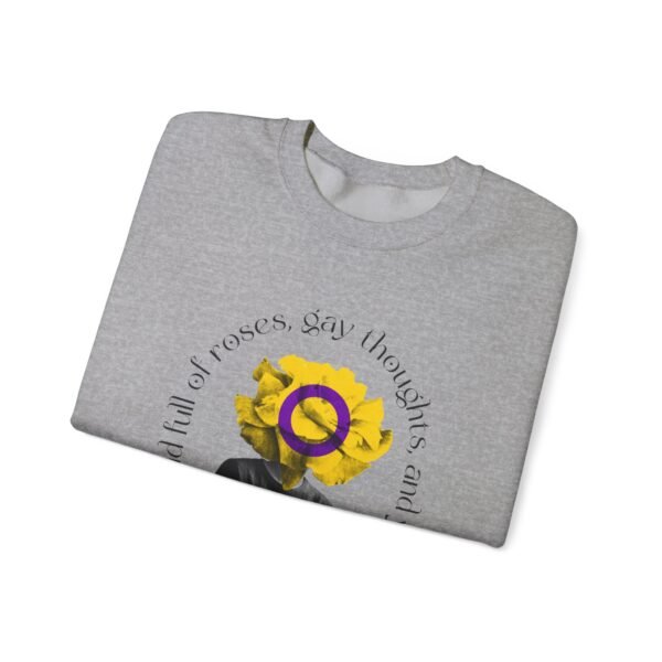 Intersexual Flag Heavy Blend Crewneck Sweatshirt Valentines Day Unisex Size - Head Full Of Roses - Image 11