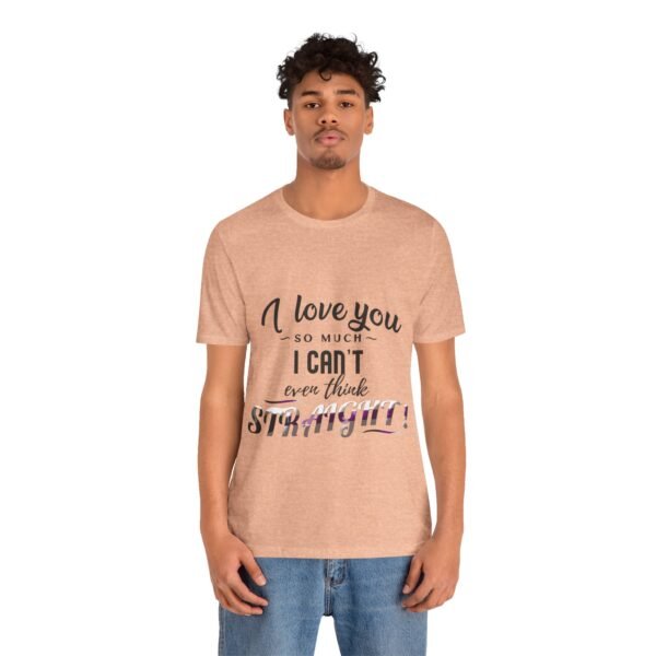 Demisexual Flag T-shirt Valentines Day Unisex Size - I can't Even Think Straight - Image 12