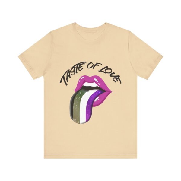 Asexual Flag T-shirt Valentines Day Unisex Size - Taste Of Love - Image 7