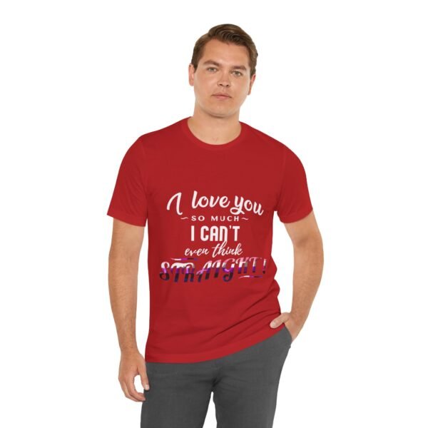 Genderfluid Flag T-shirt Valentines Day Unisex Size - I Can't Even Think Straight - Image 38