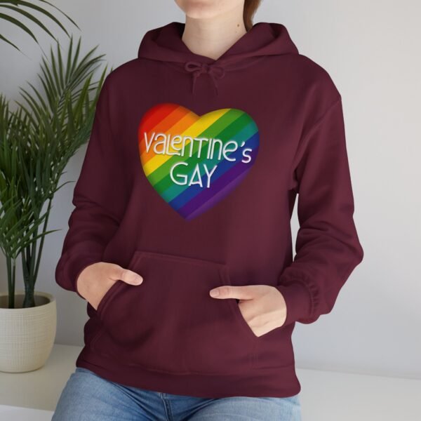 LGBTQ  Hoodie Valentine's Day Unisex Size - Valentine's Gay - Image 21