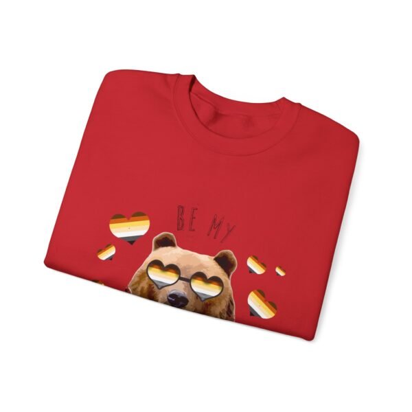 Bear Flag Heavy Blend Crewneck Sweatshirt Valentines Day Unisex Size - Be My Bearlentine - Image 19
