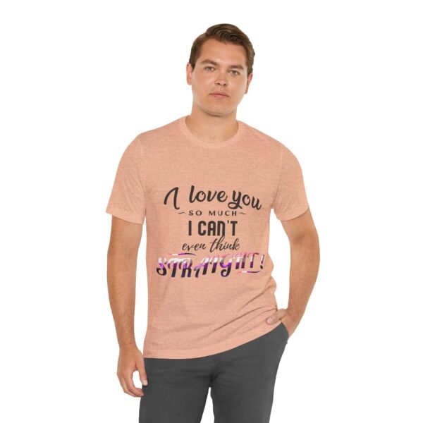 Genderfluid Flag T-shirt Valentines Day Unisex Size - I Can't Even Think Straight - Image 14