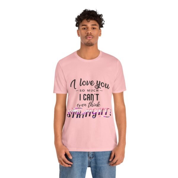 Genderfluid Flag T-shirt Valentines Day Unisex Size - I Can't Even Think Straight - Image 28