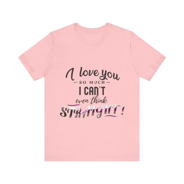 Demisexual Flag T-shirt Valentines Day Unisex Size - I can't Even Think Straight - Image 25