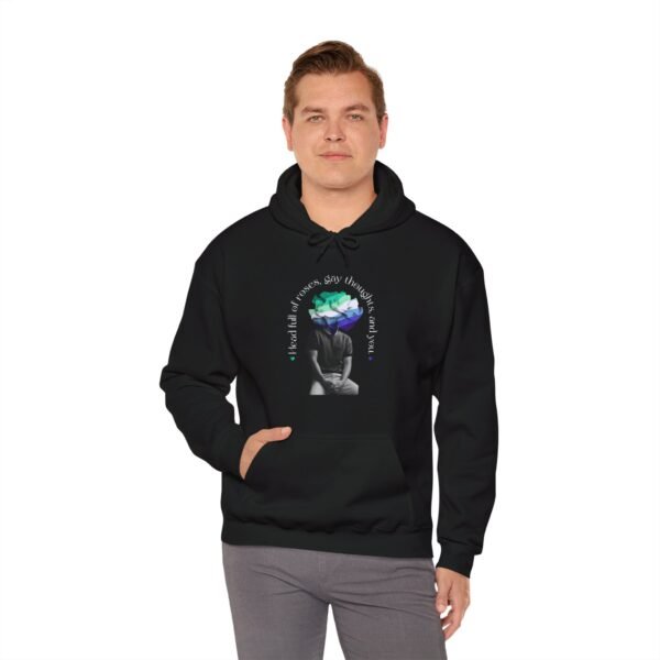 Gay Flag Hoodie Valentine's Day Unisex Size - Head Full Of Roses - Image 13