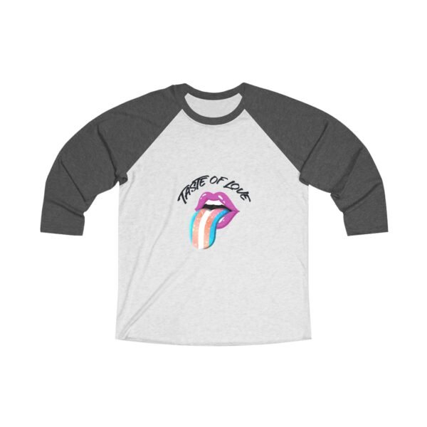 Transgender Flag Tri-Blend Raglan Tee Valentines Day Unisex Size - Taste Of Love