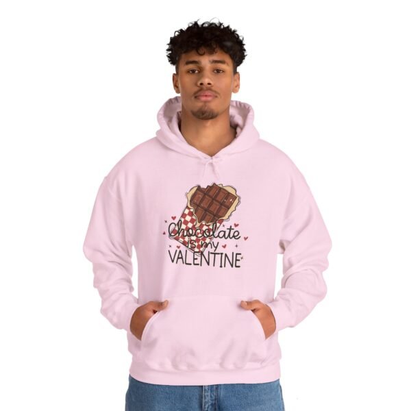 Hoodie Valentine's Day Unisex Size - Chocolate Is My Valentine - Image 32