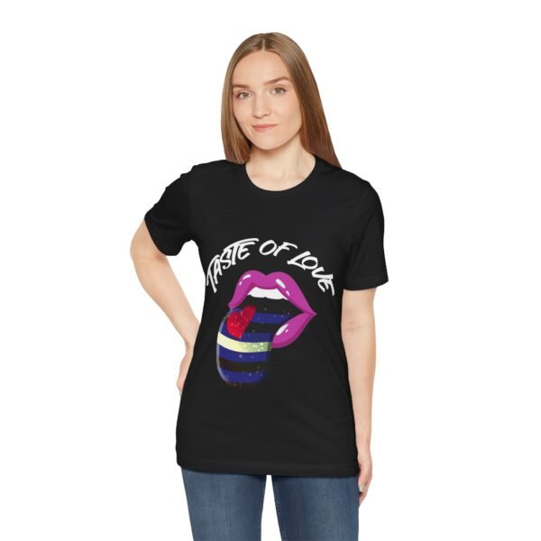 Leather Flag T-shirt Valentines Day Unisex Size - Taste Of Love - Image 13