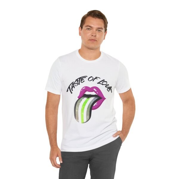 Agender Flag T-shirt Valentines Day Unisex Size - Taste Of Love - Image 6