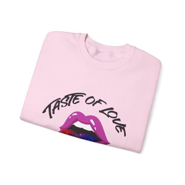 Bisexual Flag Heavy Blend Crewneck Sweatshirt Valentines Day Unisex Size - Taste Of Love - Image 19