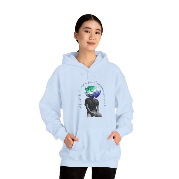 Gay Flag Hoodie Valentine's Day Unisex Size - Head Full Of Roses - Image 17