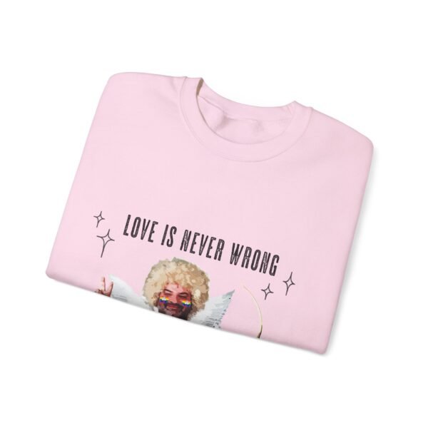 Two Spirit Flag Heavy Blend Crewneck Sweatshirt Valentines Day Unisex Size - Love Is Never Wrong - Image 15