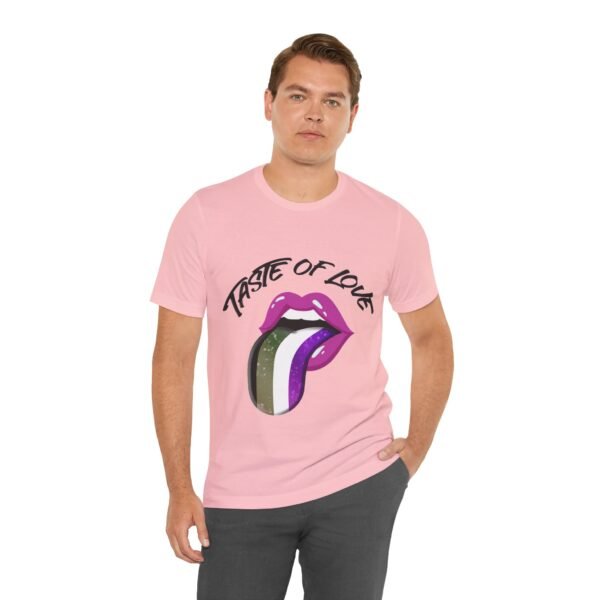 Asexual Flag T-shirt Valentines Day Unisex Size - Taste Of Love - Image 15