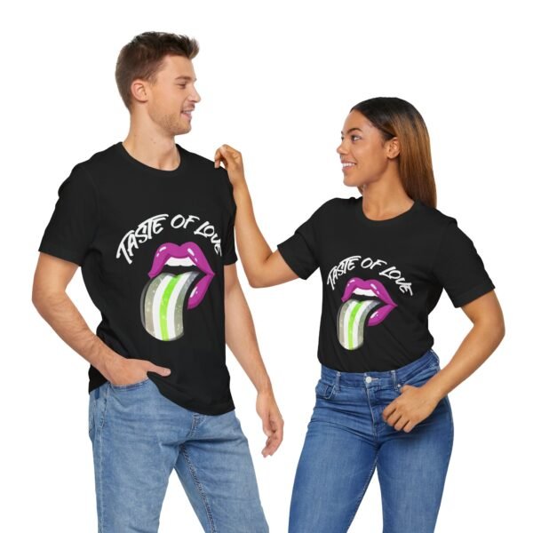 Agender Flag T-shirt Valentines Day Unisex Size - Taste Of Love - Image 16