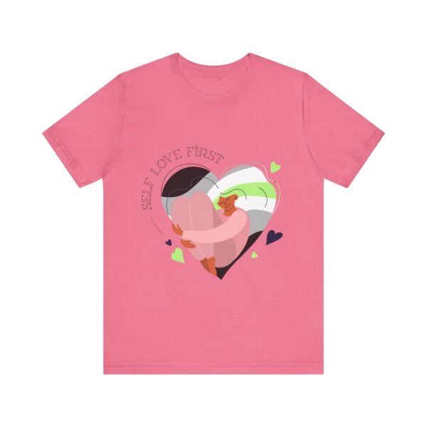 Gender Flag T-shirt Valentines Day Unisex Size - Self Love First - Image 13