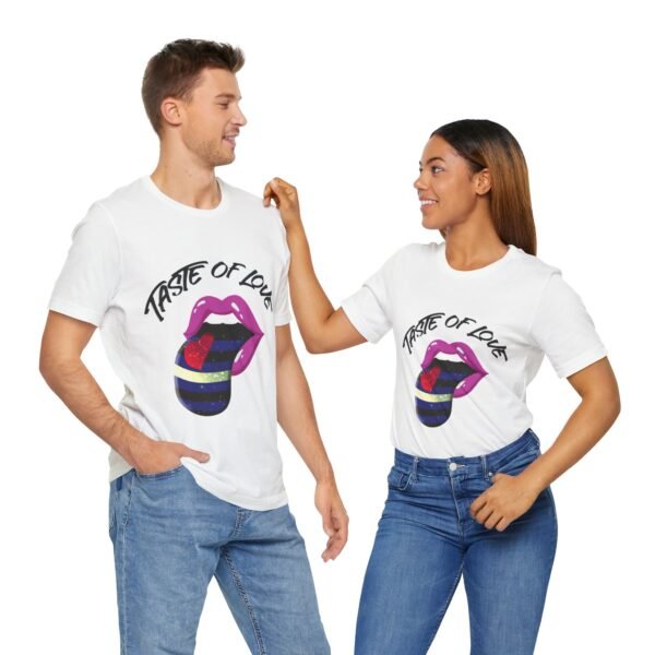 Leather Flag T-shirt Valentines Day Unisex Size - Taste Of Love - Image 8