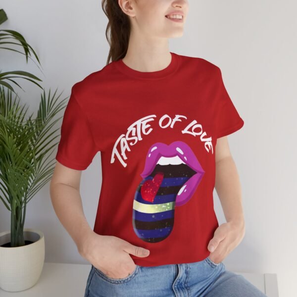 Leather Flag T-shirt Valentines Day Unisex Size - Taste Of Love - Image 39