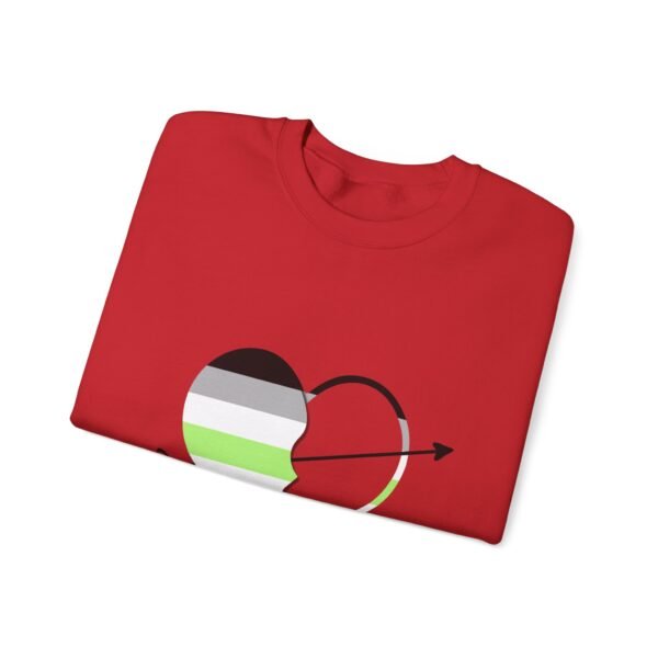 Agender Flag Heavy Blend Crewneck Sweatshirt Valentines Day Unisex Size - My Other Half - Image 19