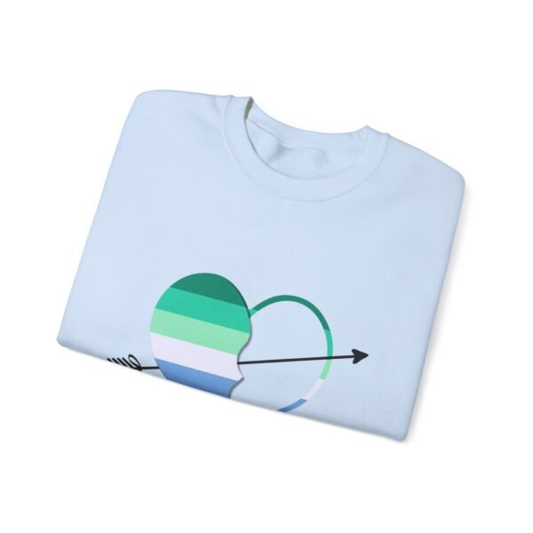 Gay Flag Heavy Blend Crewneck Sweatshirt Valentines Day Unisex Size - My Other Half - Image 11