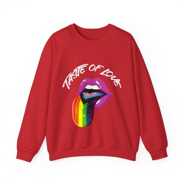Progress Flag Heavy Blend Crewneck Sweatshirt Valentines Day Unisex Size - Taste Of Love - Image 13