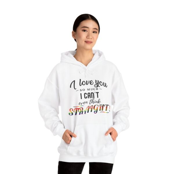 Philadelphia Flag Hoodie Valentine's Day Unisex Size - I Can't Even Think Straight - Image 3