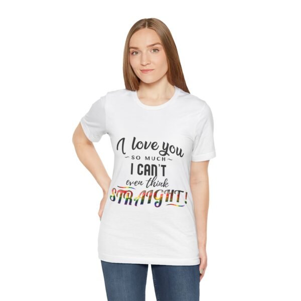 Philadelphia Flag T-shirt Valentines Day Unisex Size - I Can't Even Think Straight - Image 5