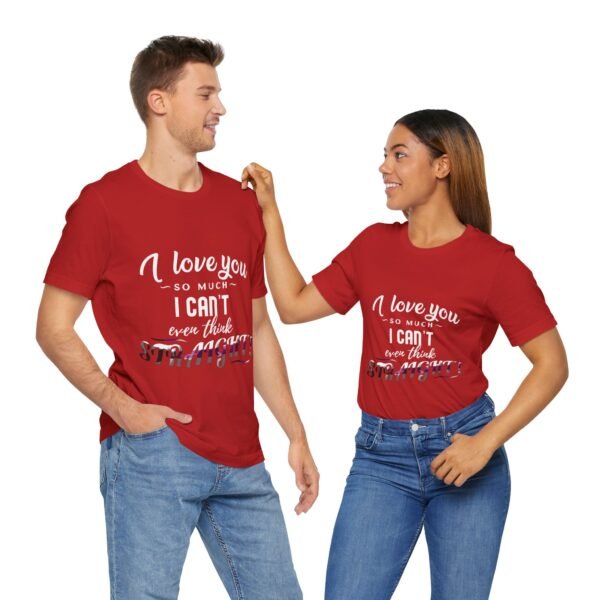 Demisexual Flag T-shirt Valentines Day Unisex Size - I can't Even Think Straight - Image 40