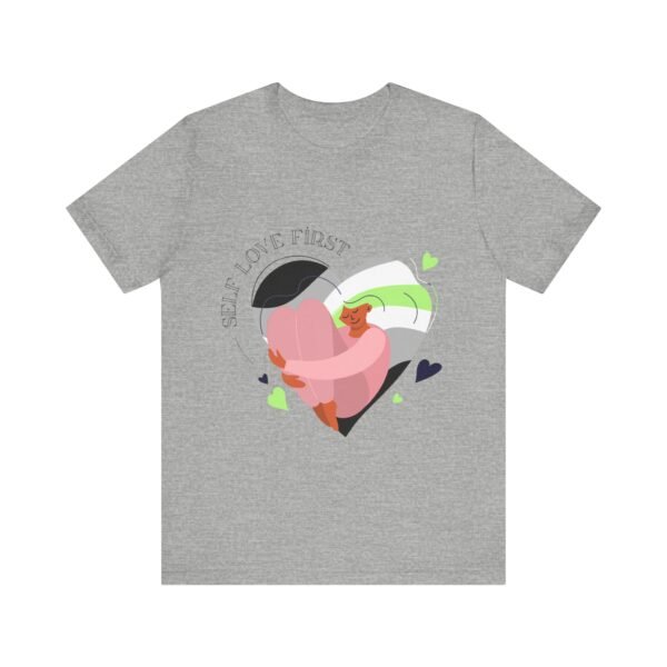 Gender Flag T-shirt Valentines Day Unisex Size - Self Love First - Image 10